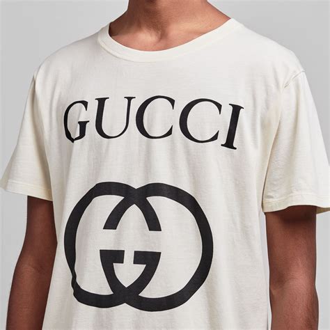 gucci big face tee